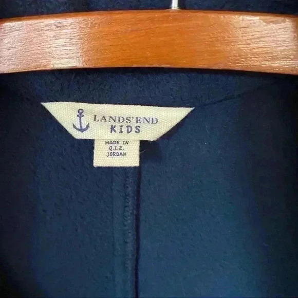 Lands End pea coat girls L(14) blue - Picture 6 of 7